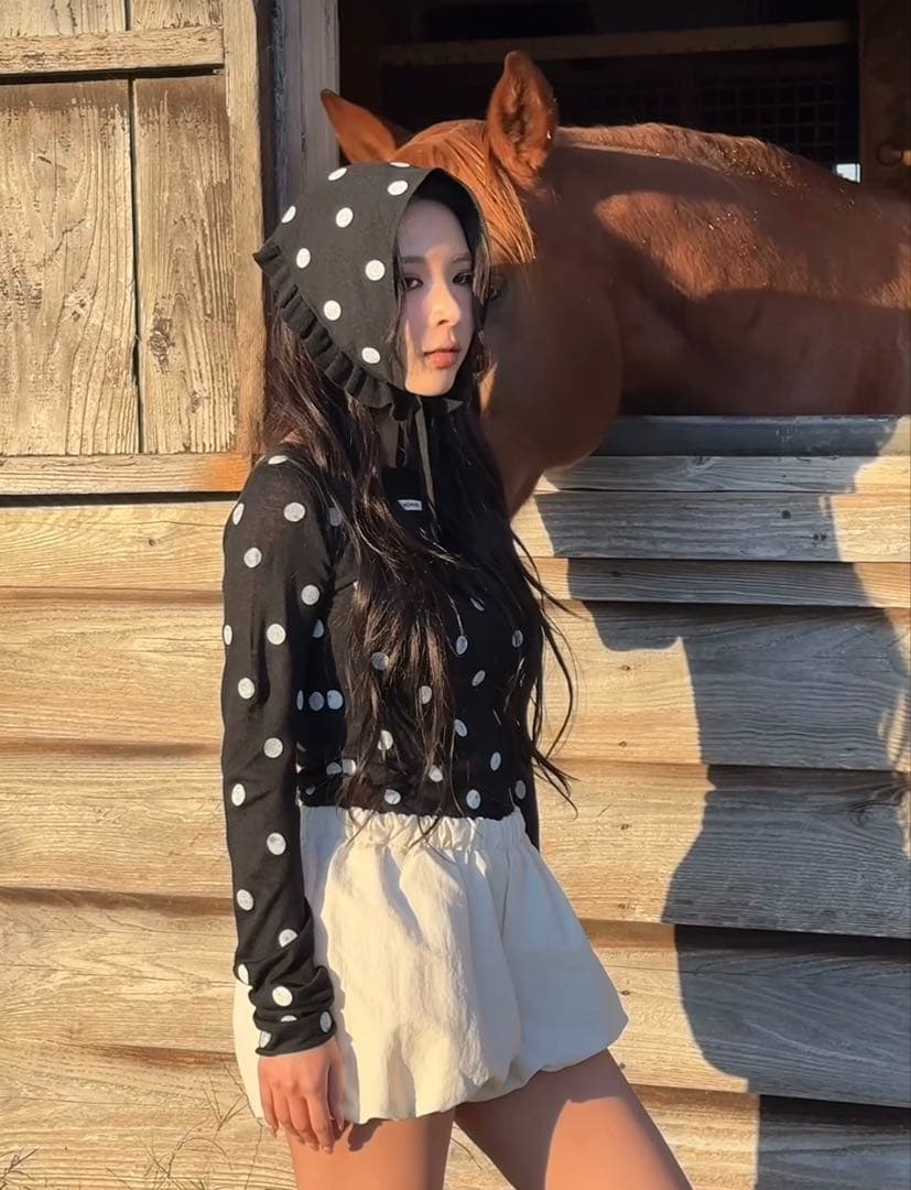 SLY スライ　ミチ MICHIXSLY DOTS KNIT トップス