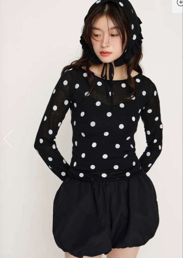 SLY スライ　ミチ MICHIXSLY DOTS KNIT トップス