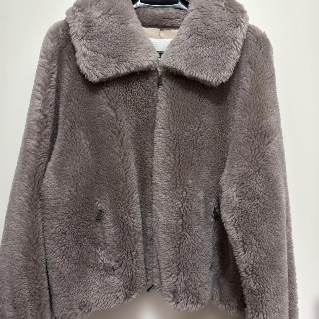 diagram ダイアグラム フェイクファーコート 未使用　38 定価5万超