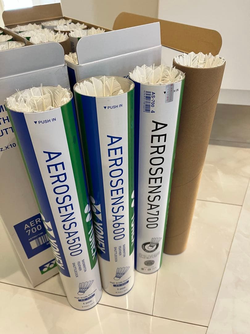 バドミントン中古シャトル　２箱