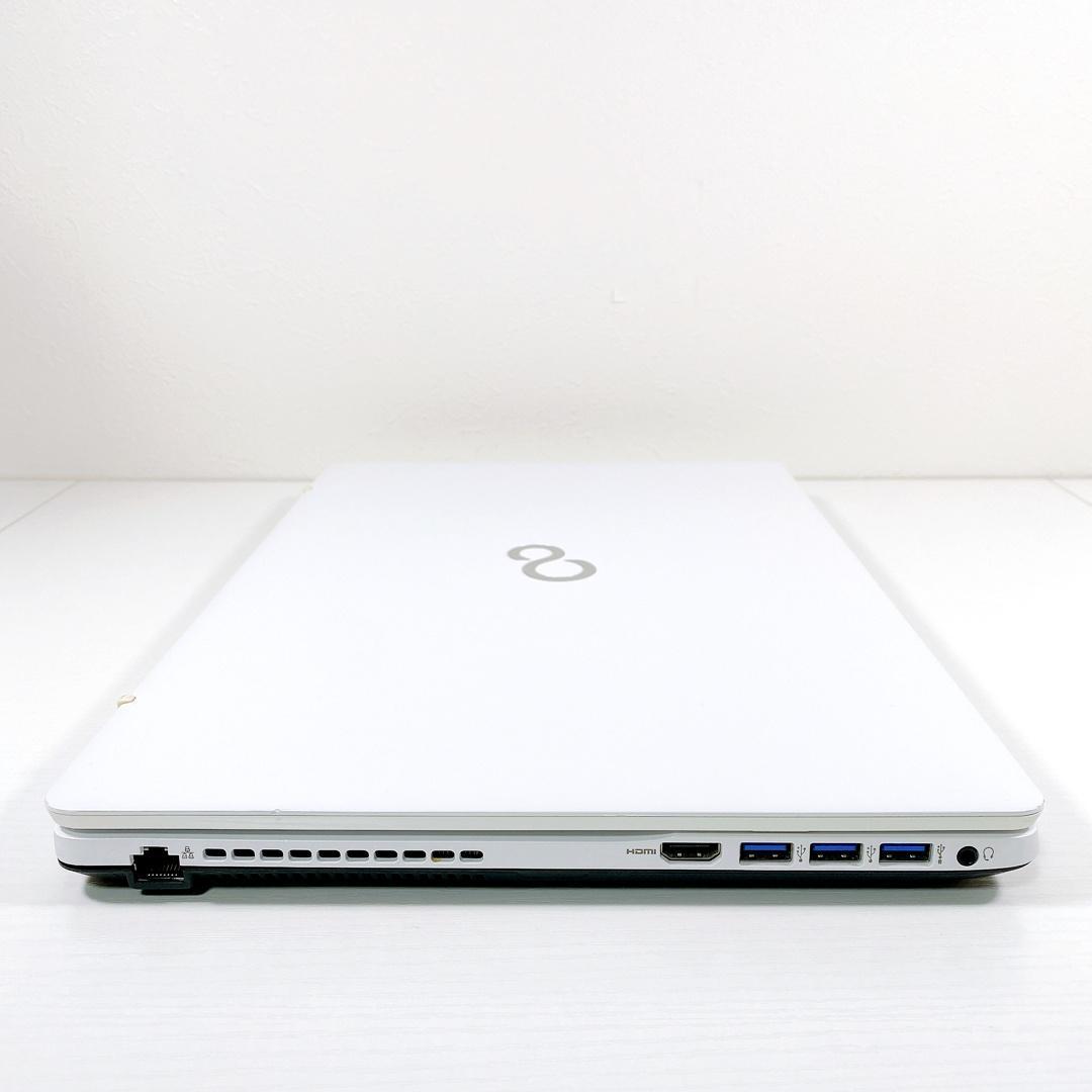 届いてすぐに使える✨事務作業✨快適SSD✨ブルーレイ✨富士通ノートパソコン✨04