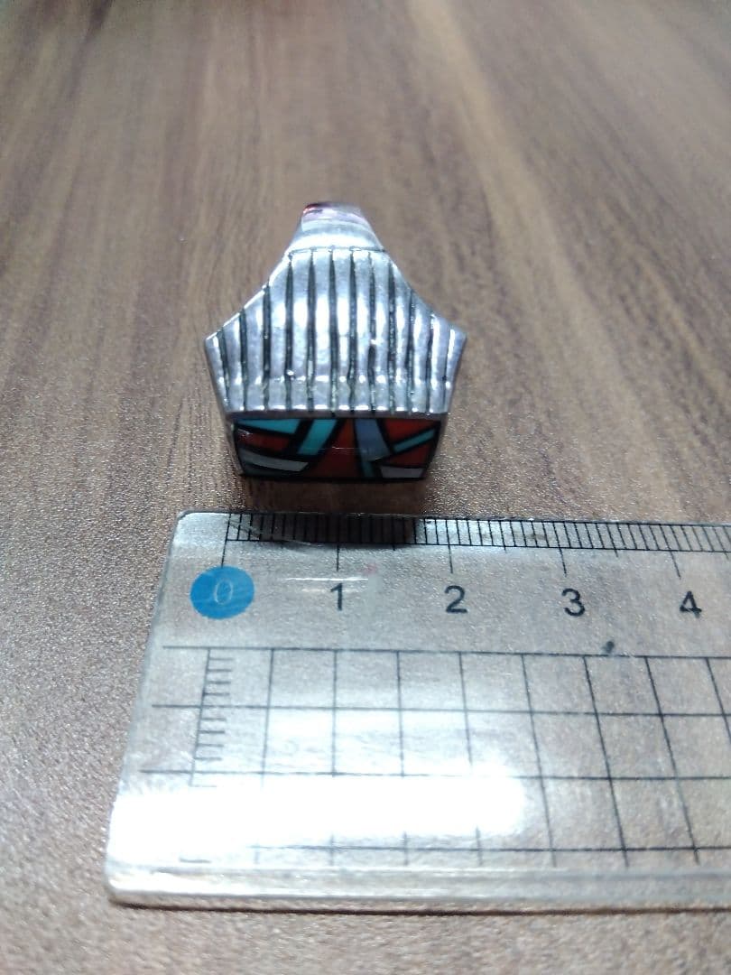 み*い様 ズニ族　ターコイズシルバー925リング