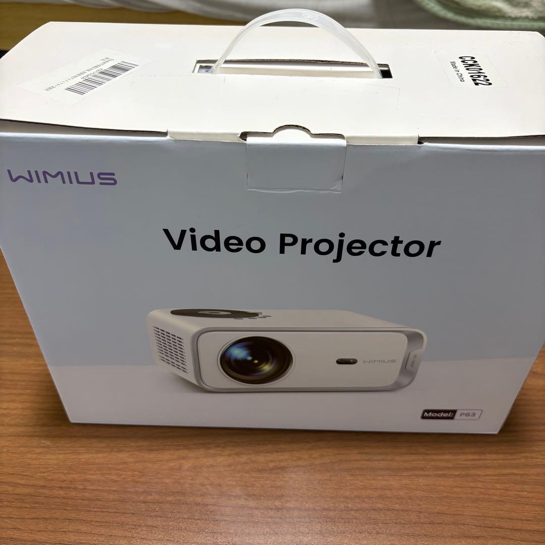 WIMIUS ホワイト プロジェクター 本体