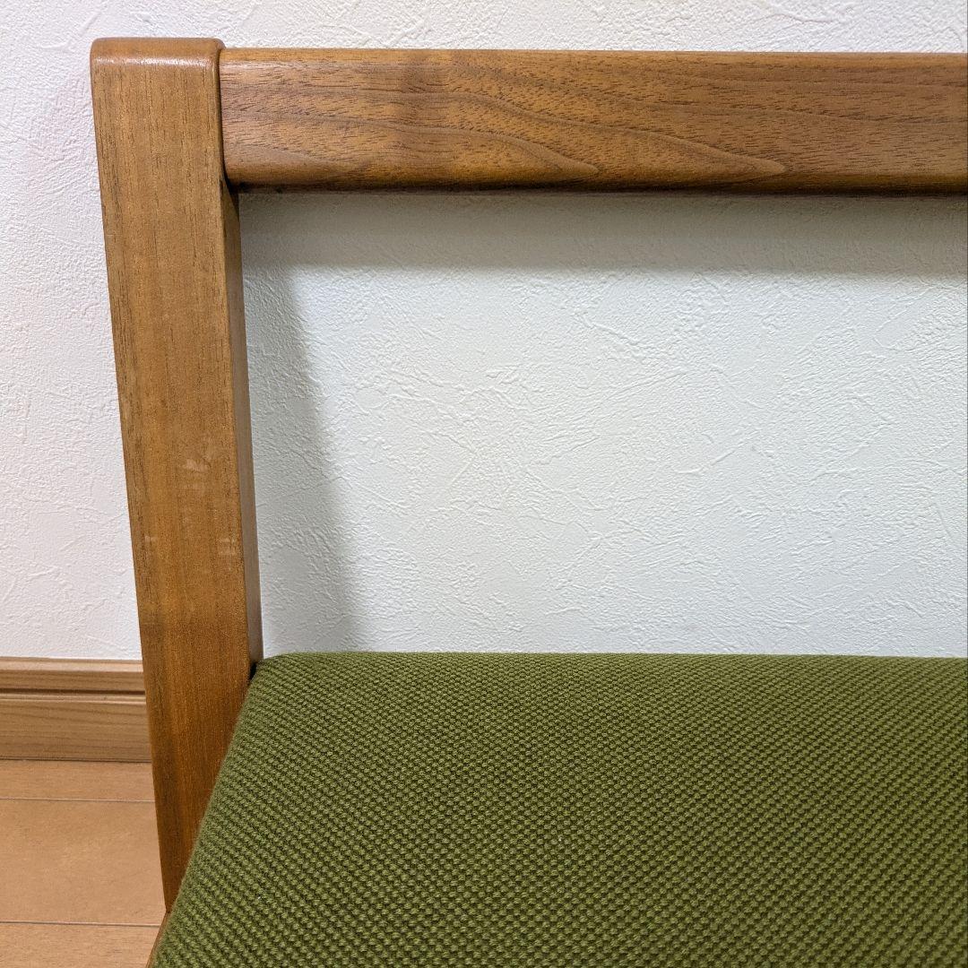 キト ザガク zagaku 座椅子正座胡座 コンパクト グリーン緑ウォールナット