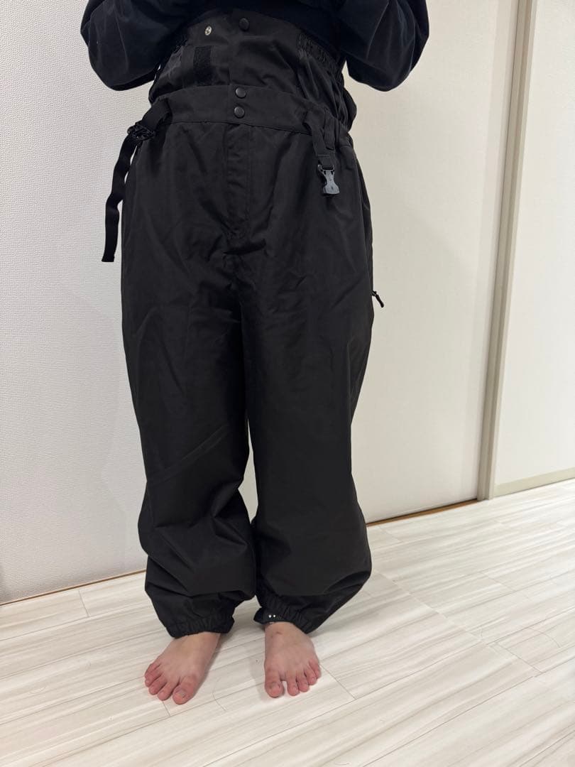 THREE WEATHER ブラックスノーボードパンツ ユニセックス　ムラスポ
