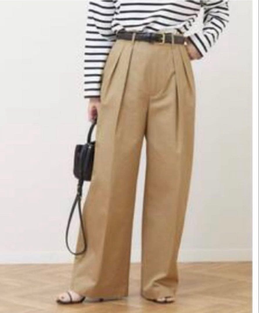 美品⭐️ジャーナルスタンダードレサージュ FINXギャバチノパンツ36