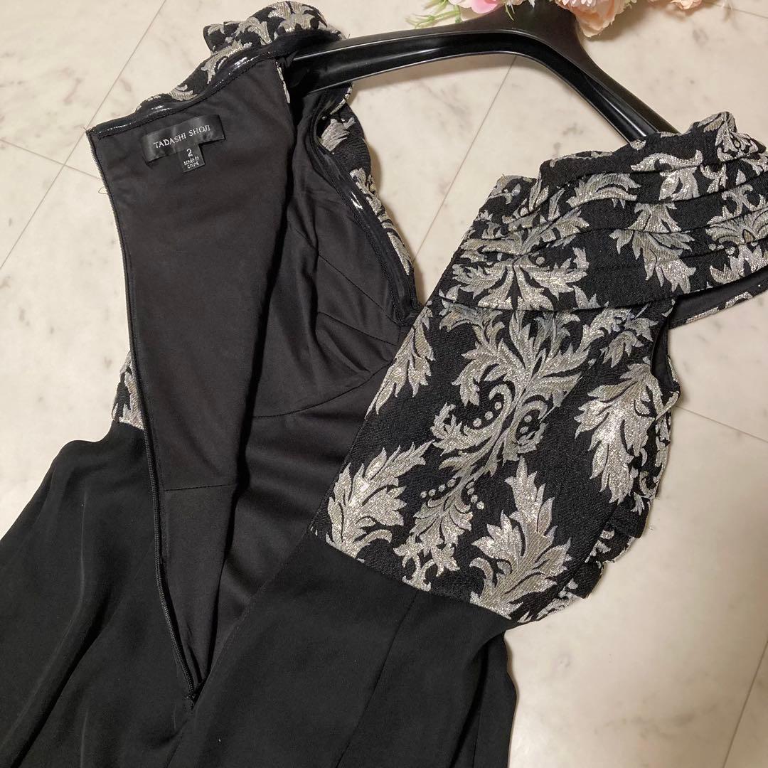 美品　タダシショージ　ロングドレス　刺繍　マーメイド　パーティ　2