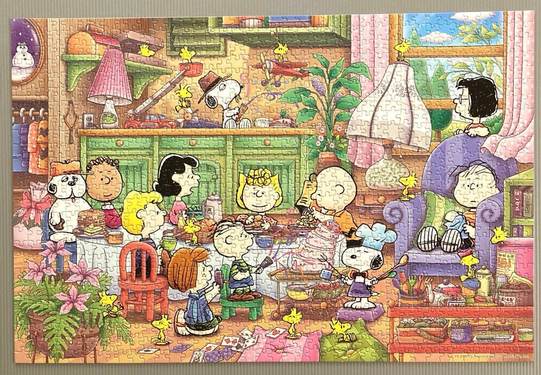 スヌーピー ピーナッツ　ジグソーパズル 1000ピース お部屋でパーティー