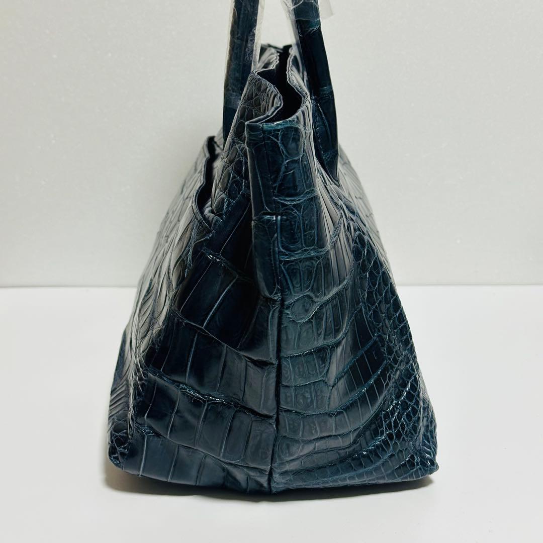 【新品未使用】Alumuco クロコダイル　トートバッグ