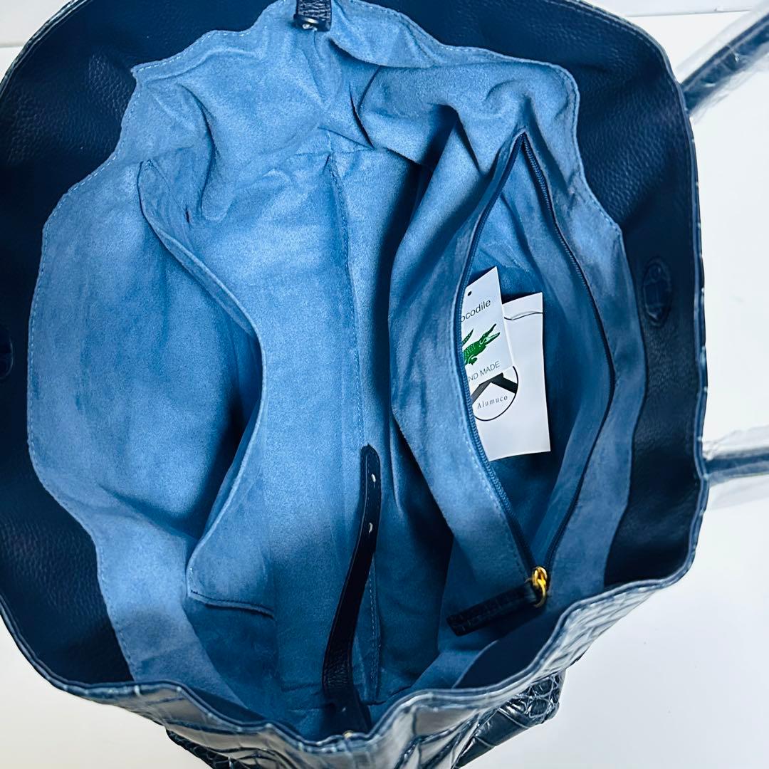 【新品未使用】Alumuco クロコダイル　トートバッグ