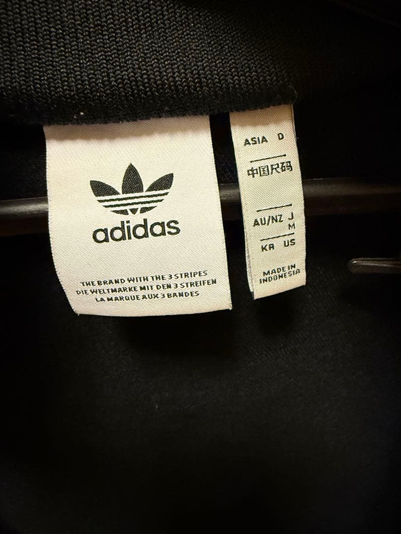 adidas ファイヤーバード　ブラックデニム　トラックジャケット