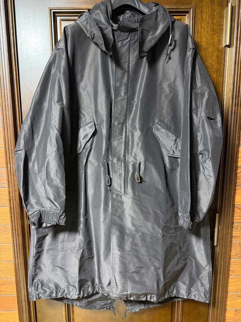 COMOLI コットンシルクフーデッドコート size1