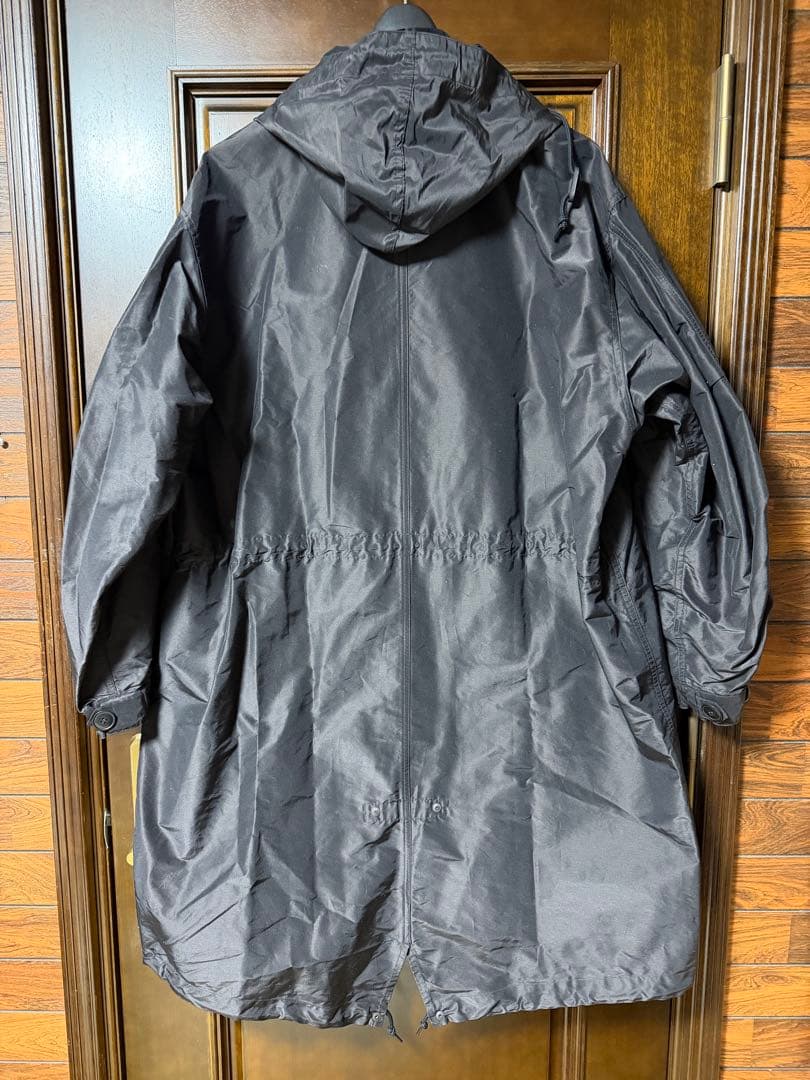 COMOLI コットンシルクフーデッドコート size1