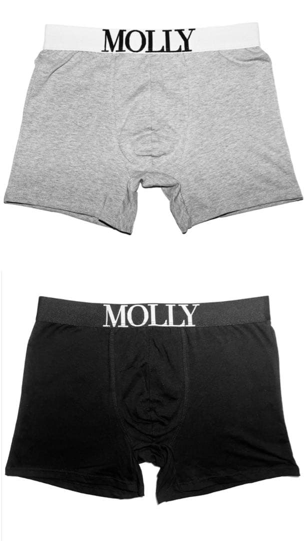 Molly drawls boxer pants ブラック・グレーセット
