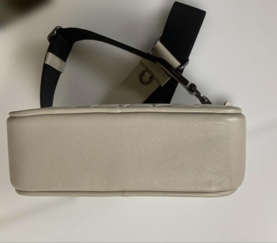 COACH ショルダーバッグ　 グレーベージュ×アイボリー