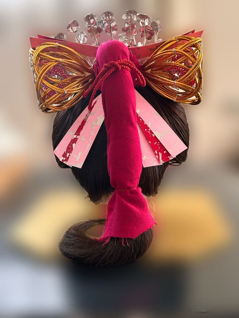 日本髪かつら 保管用ケース付き