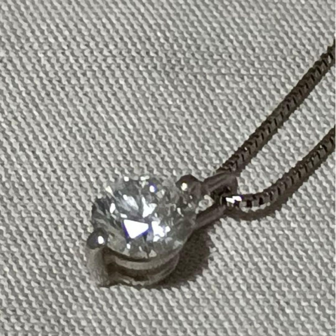 【鑑定書あり】 プラチナダイヤモンド ネックレス 0.301カラット