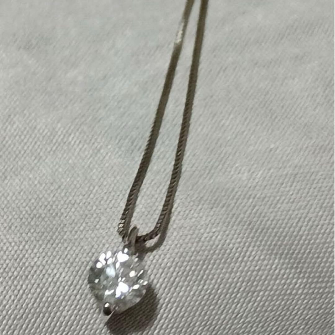 【鑑定書あり】 プラチナダイヤモンド ネックレス 0.301カラット