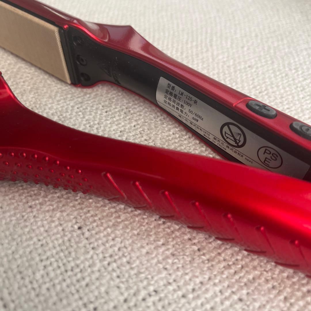 radiant ストレートアイロン　28mm レッド
