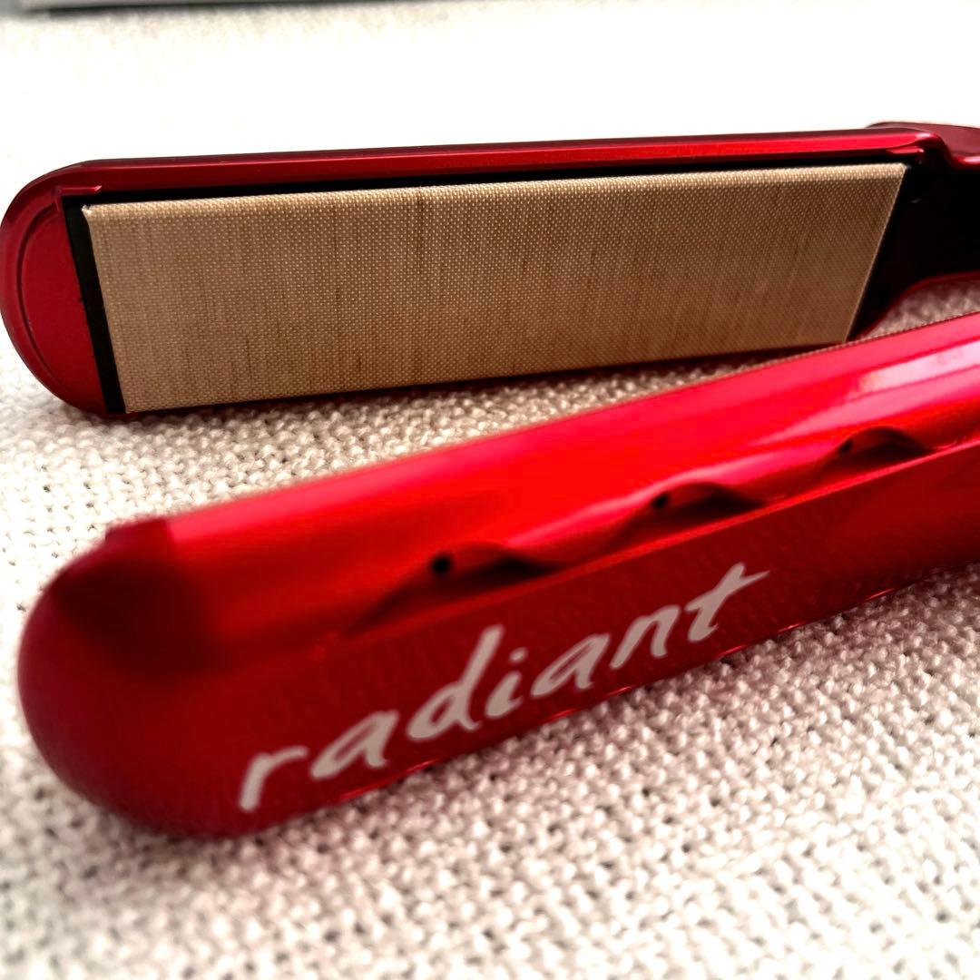 radiant ストレートアイロン　28mm レッド