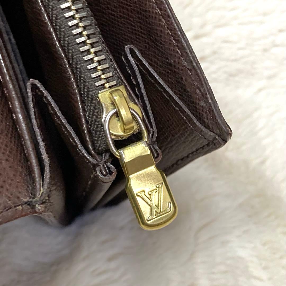 【美品】ルイヴィトン 長財布 ポルトフォイユ・サラ ダミエ N61734