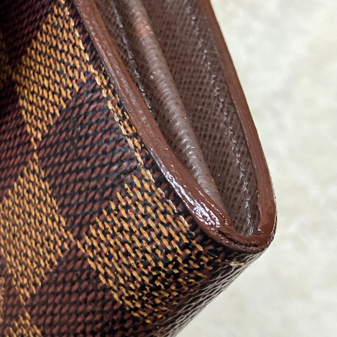 【美品】ルイヴィトン 長財布 ポルトフォイユ・サラ ダミエ N61734