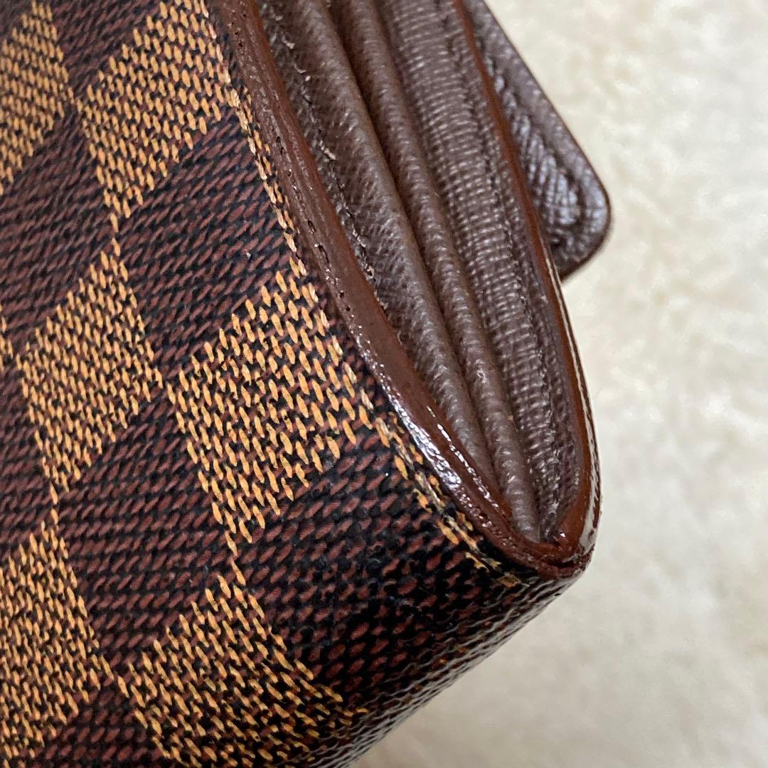 【美品】ルイヴィトン 長財布 ポルトフォイユ・サラ ダミエ N61734