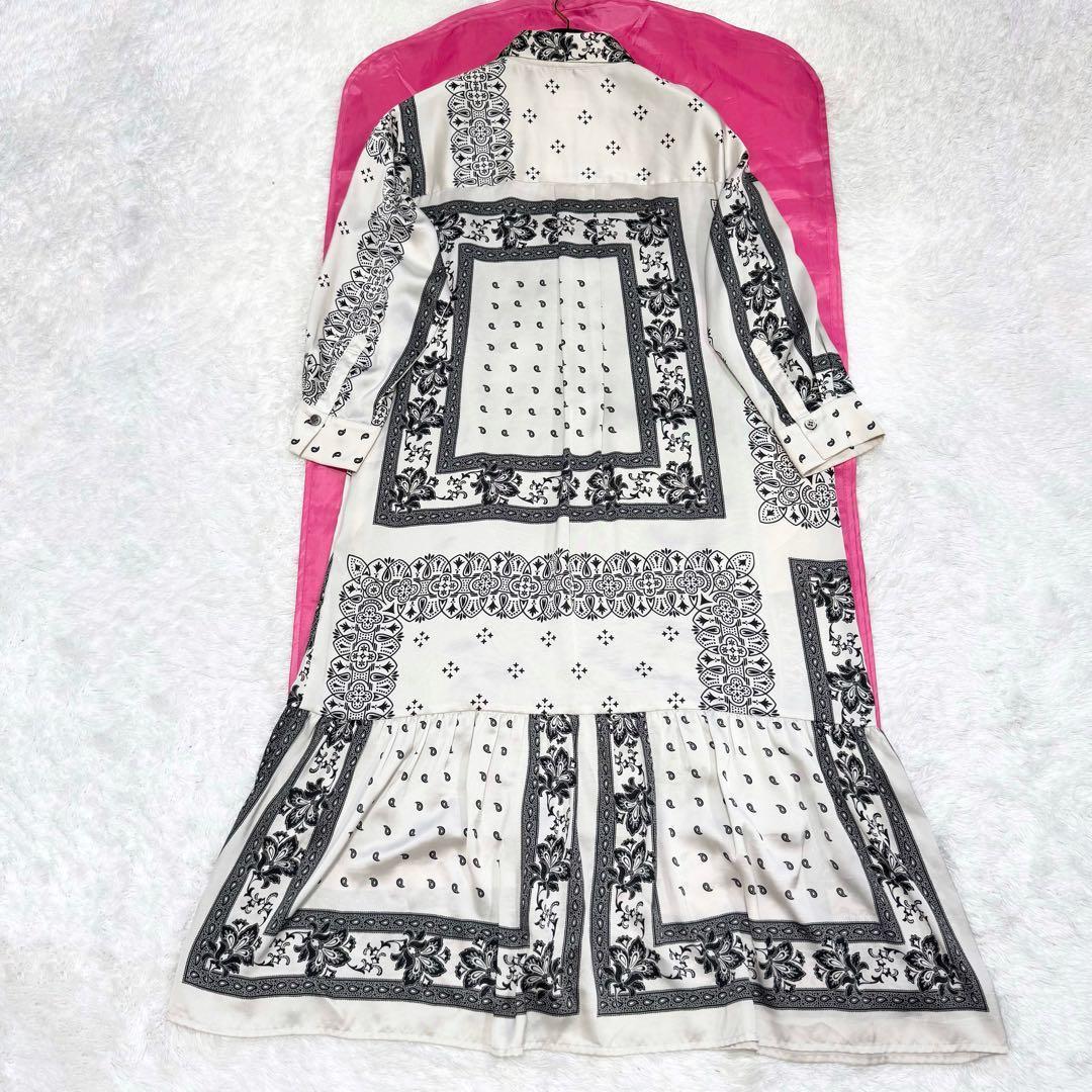 【即完売品 】グレースコンチネンタル バンダナコンビプリントワンピース 36