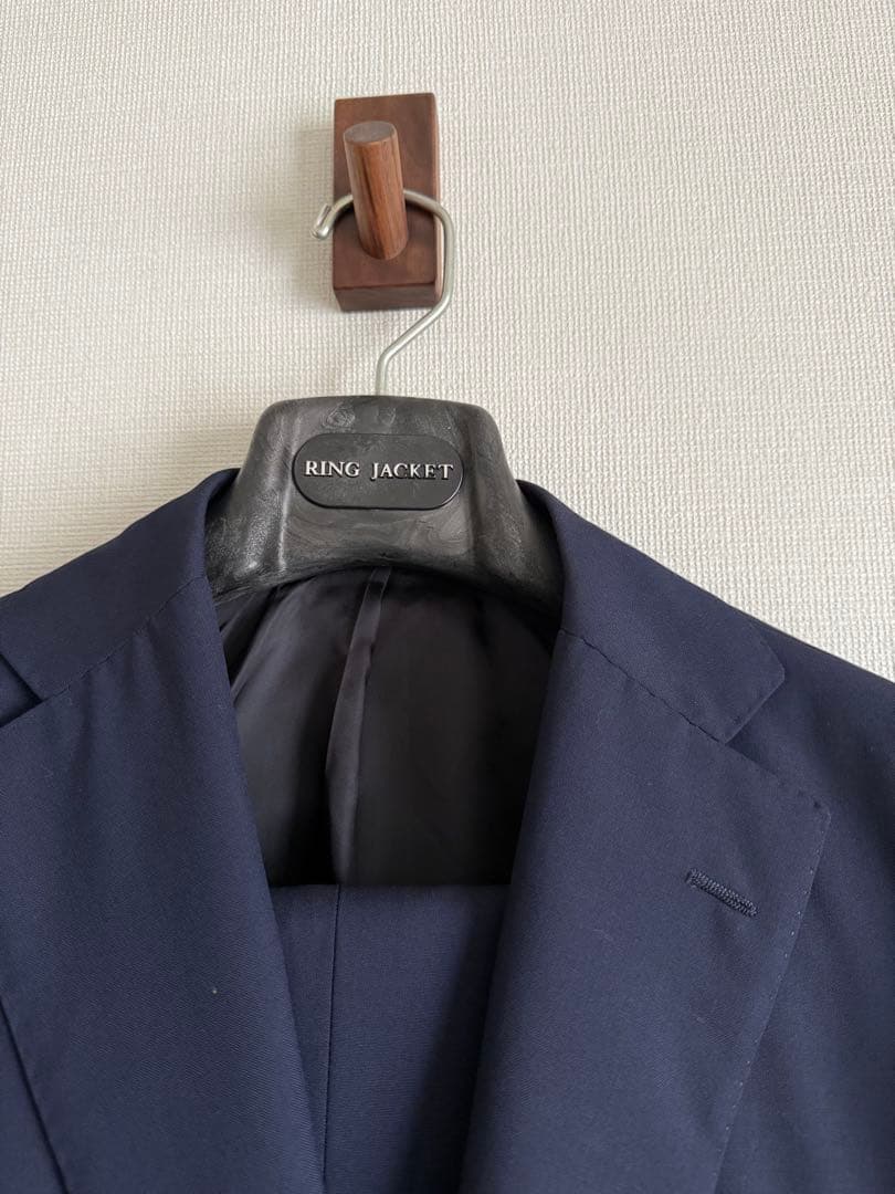 RING JACKET リングヂャケット スーツ サイズ48 ネイビーカノニコ