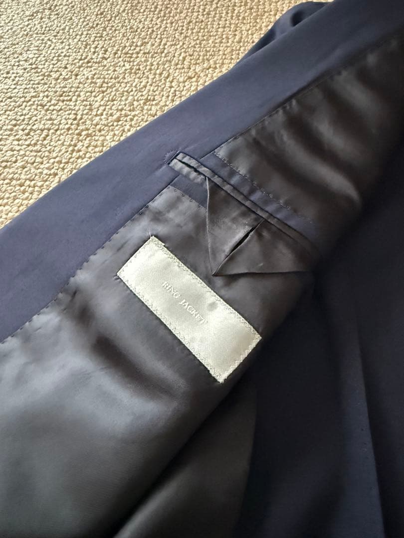 RING JACKET リングヂャケット スーツ サイズ48 ネイビーカノニコ