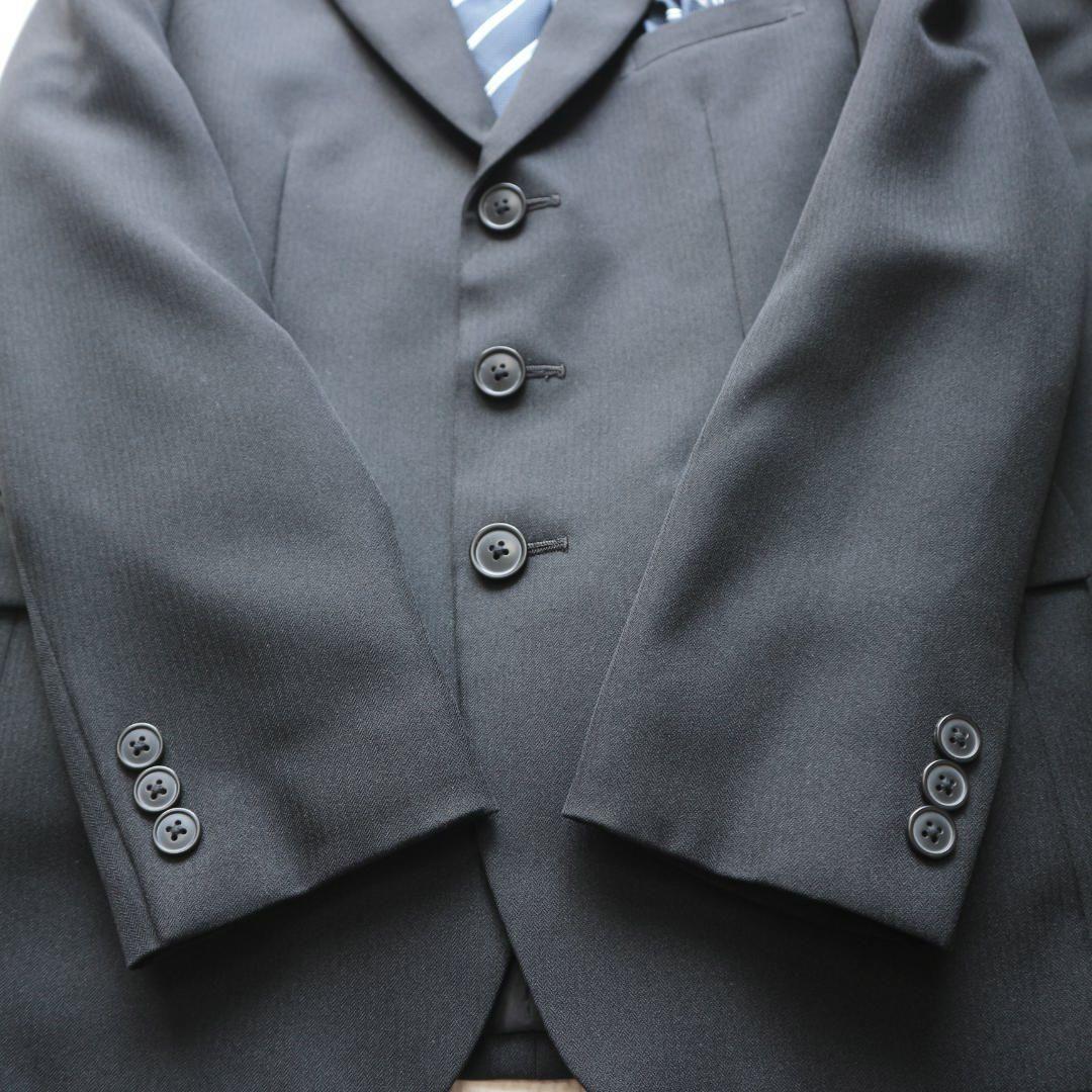 美品オリバーハウス 150cm 男の子 黒 セレモニースーツ上下セットアップ