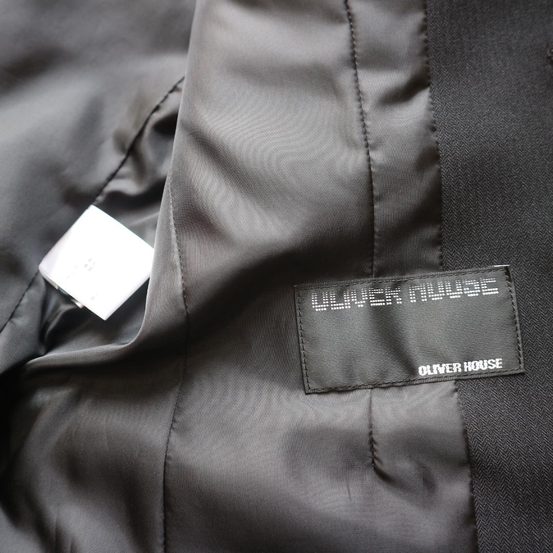 美品オリバーハウス 150cm 男の子 黒 セレモニースーツ上下セットアップ