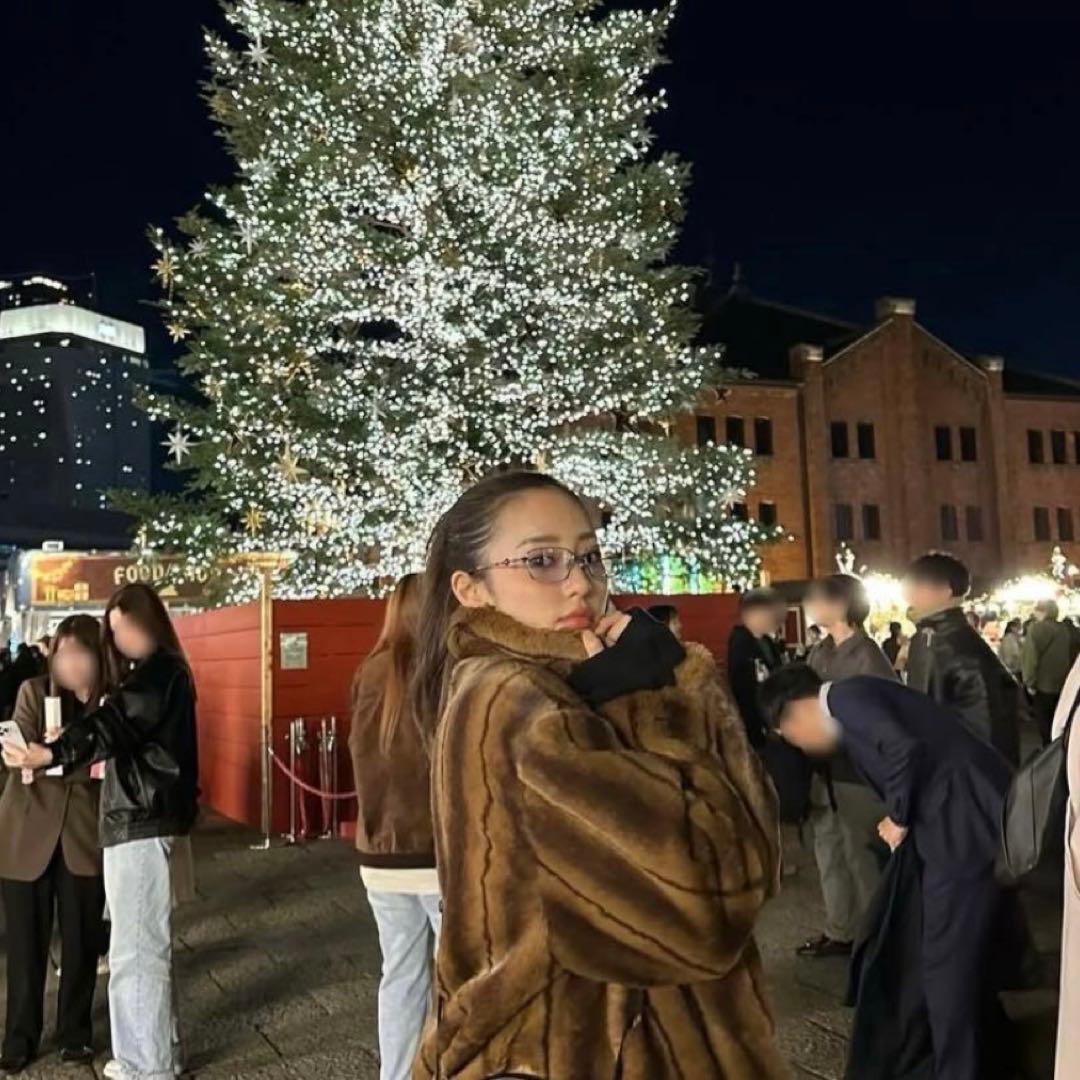 moussy FAUX FUR スタンドカラージャケット