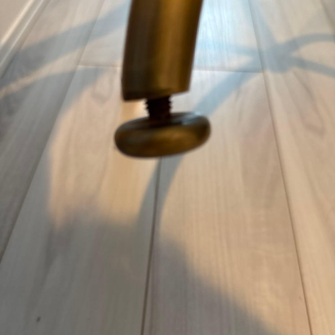 ハンガーラック　傾斜ハンガー　高さ可変　アンティークゴールド③ 残りわずか