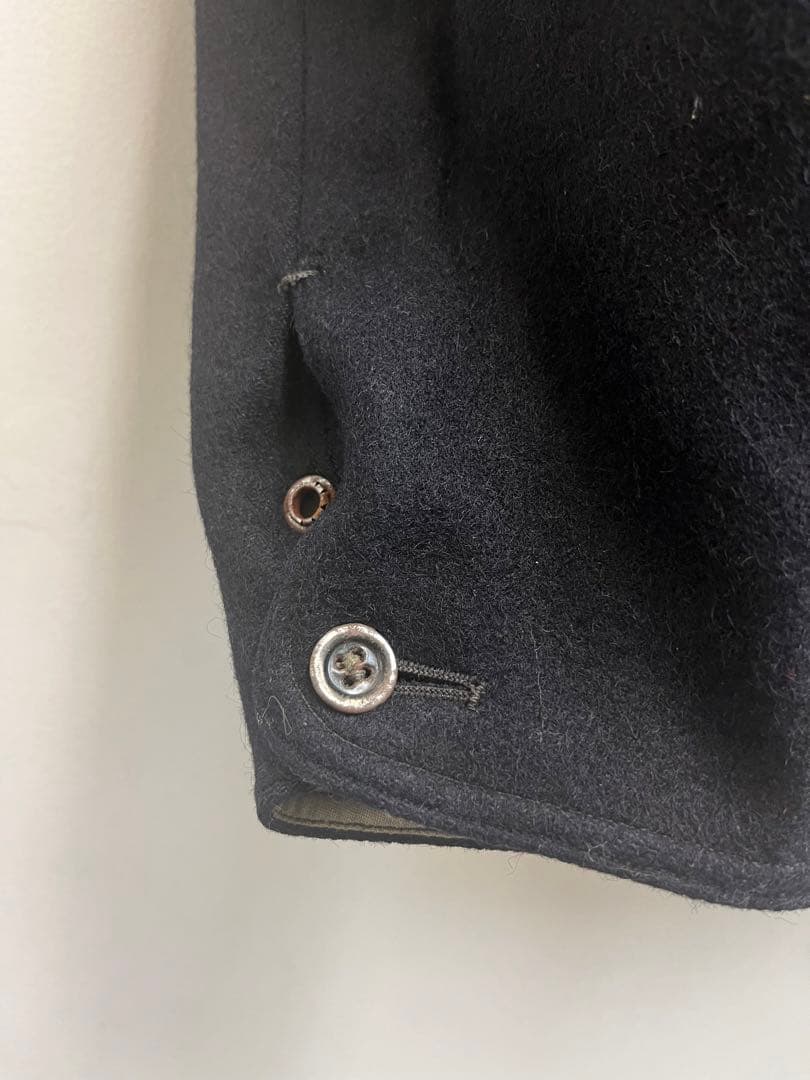 スウェーデン軍30-40s針シンチvintageダブルブレステッドウールjkt