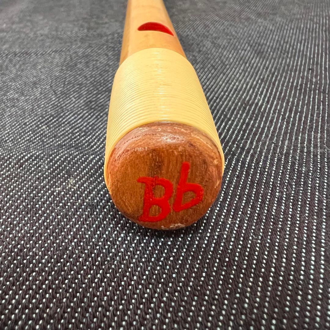 篠笛 阿波踊り 6本調子 （B♭ドレミ調）みさと笛 神下先生 天地籐巻