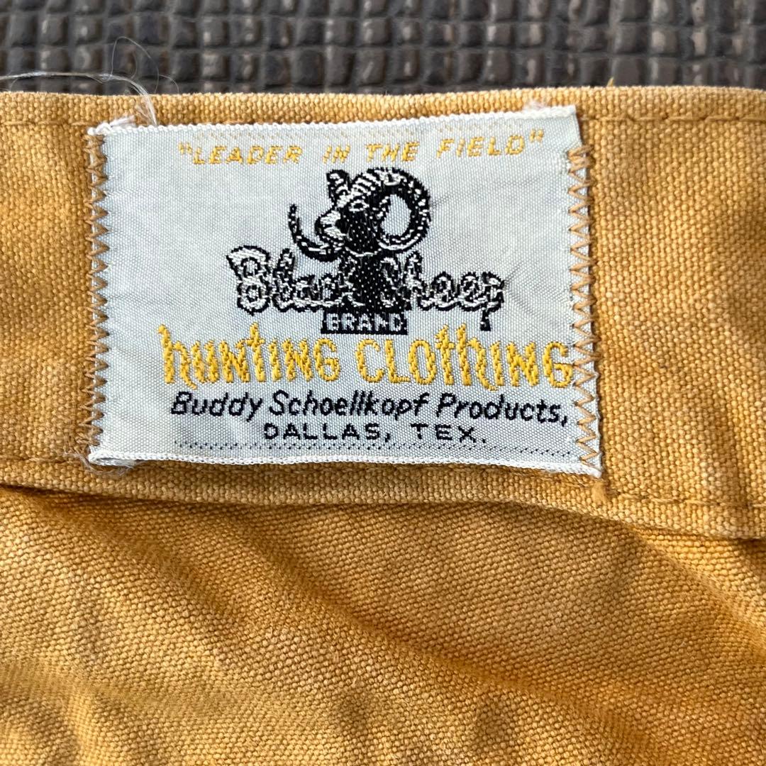 【貴重】60s ブラックシープ メモリアル ハンティングパンツ ハンドペイント