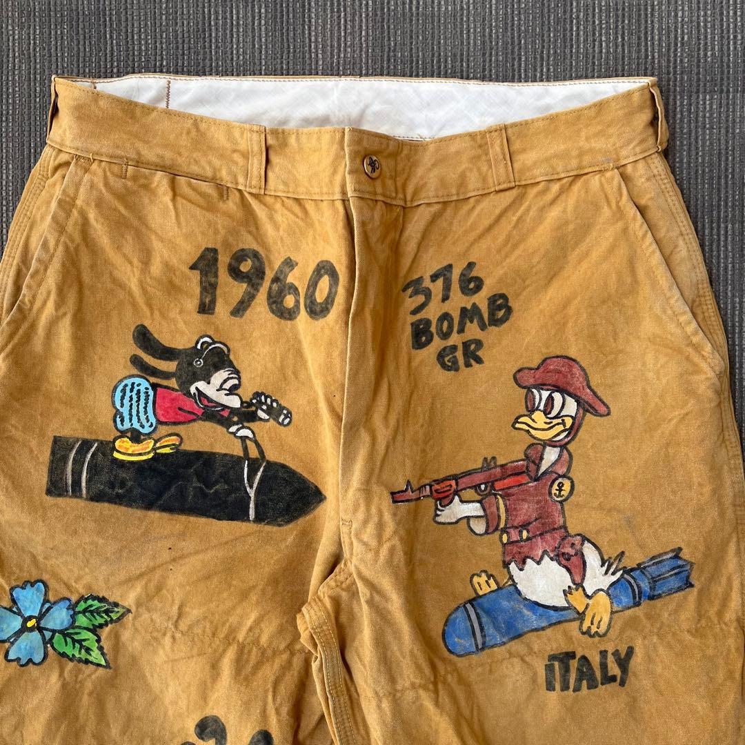 【貴重】60s ブラックシープ メモリアル ハンティングパンツ ハンドペイント