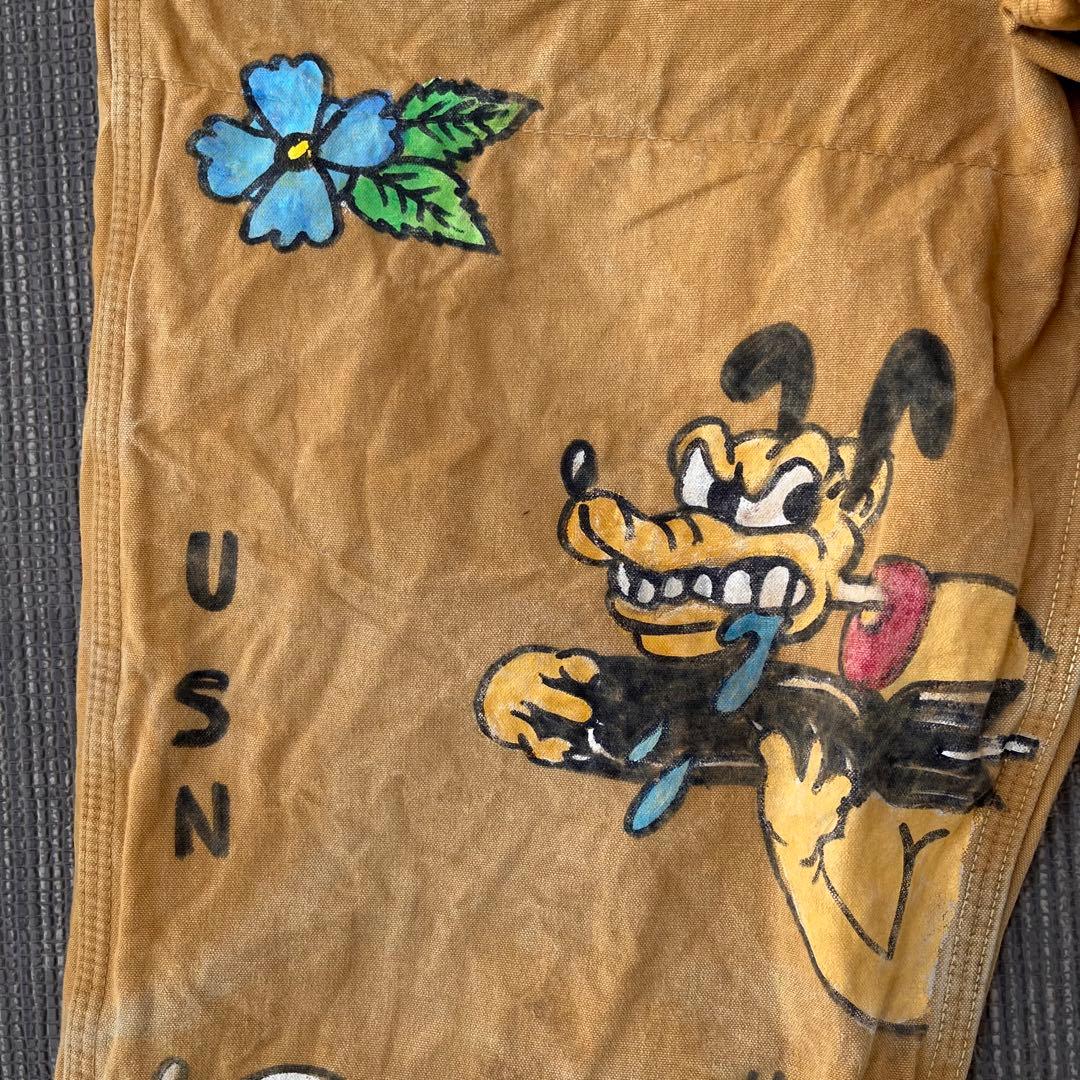 【貴重】60s ブラックシープ メモリアル ハンティングパンツ ハンドペイント