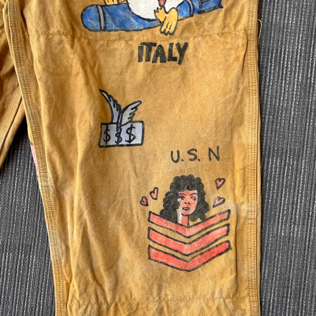 【貴重】60s ブラックシープ メモリアル ハンティングパンツ ハンドペイント