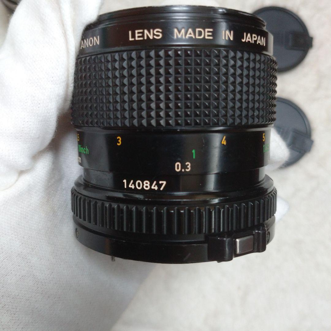 CANON FD 50mm MACRO 24mm 等4本セット キャノン