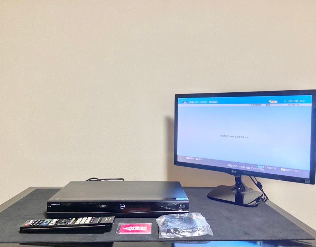 【今だけ優待価格】SHARP ｜HDD500GB｜外付けHDD対応｜HDMI出力