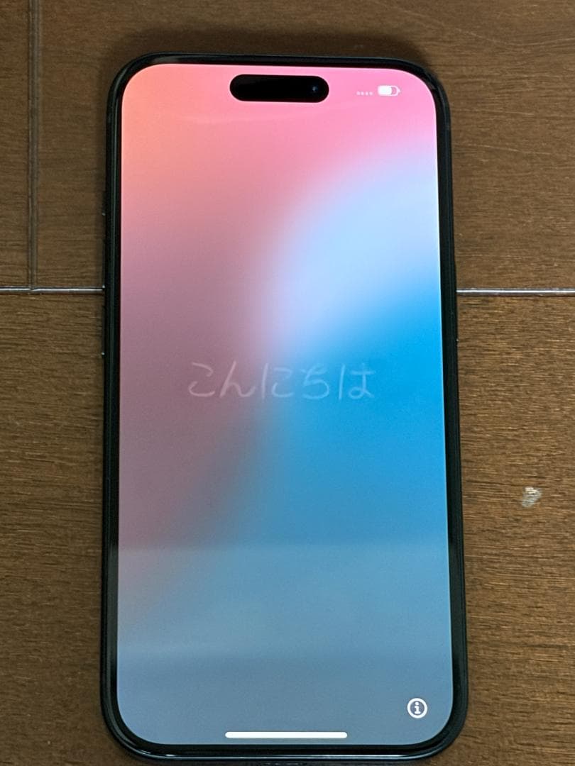 iPhone15 128GB SIMフリー ブラック 美品 カメラ保護フィルム付