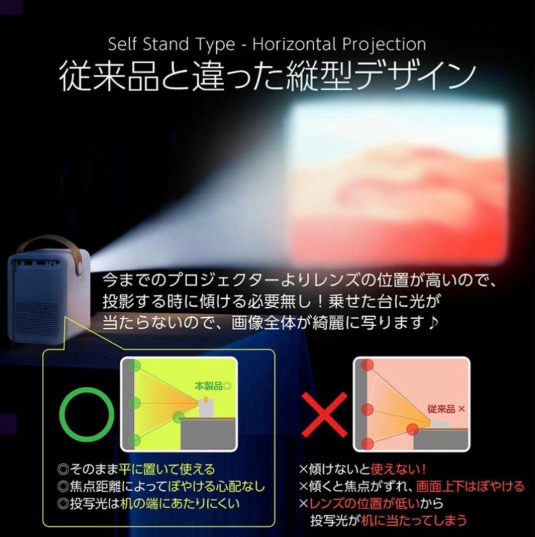 TOKAIZ 1080P プロジェクター本体 白