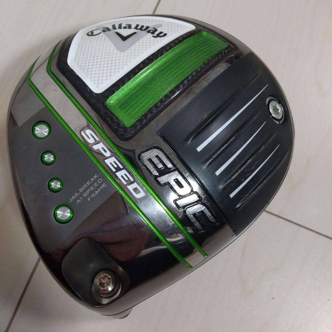 キャロウェイEPICドライバーヘッドのみ（左用）カバー　トルクレンチ付