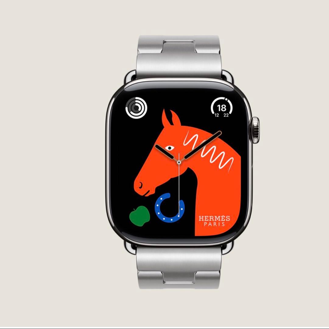 新品未使用 HERMES アップルウォッチ シリーズ11　46mm グランH
