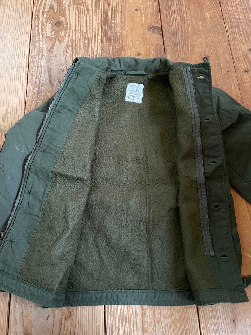 USN 本物 実品 84年製　U.S. NAVY A-2 A2 デッキジャケット