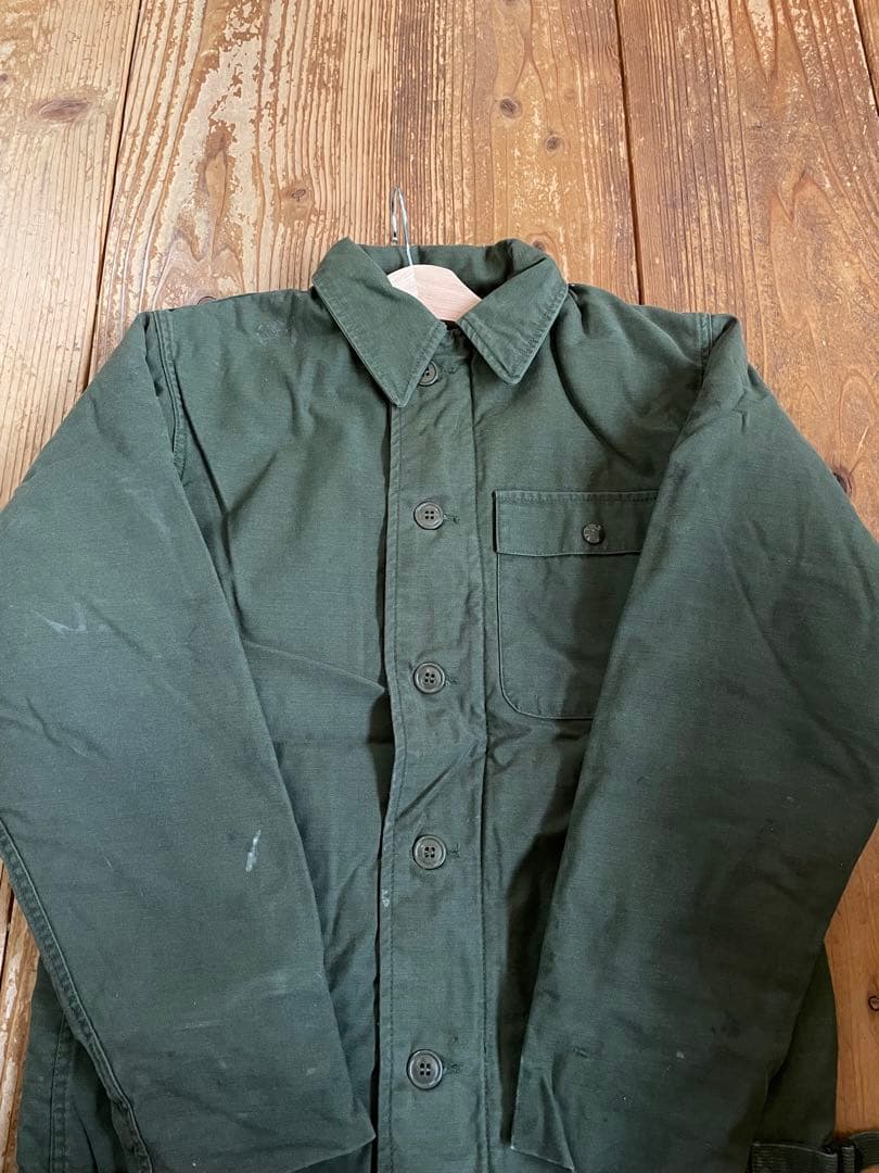 USN 本物 実品 84年製　U.S. NAVY A-2 A2 デッキジャケット