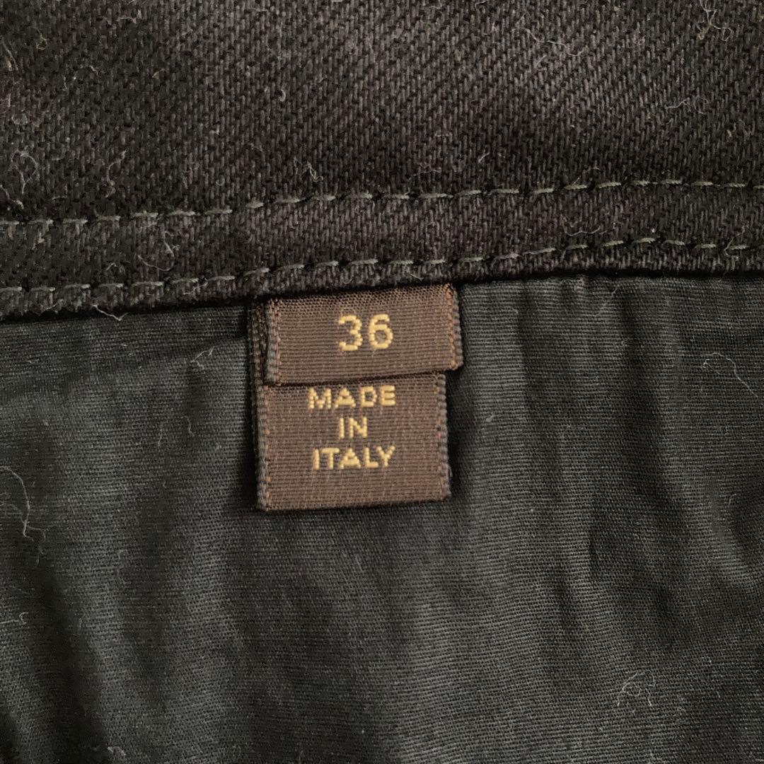 LOUIS VUITTON スリムフィット ブラックパンツ