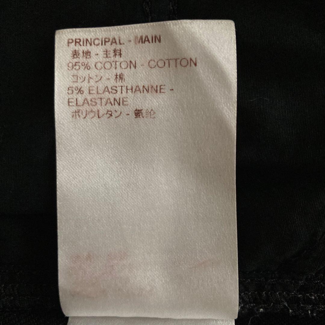 LOUIS VUITTON スリムフィット ブラックパンツ